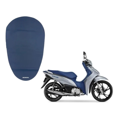 Capa Banco Moto Biz 125 09 a 22 Biz 100 12 a 22 Azul CHP1251