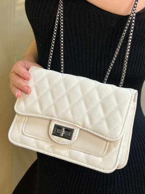 Bolsa Transversal Estilo Chanel