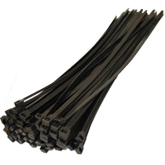 BOLSA DE 100 CINCHOS PLASTICOS NEGRO en internet