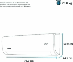 Imagen de SPLIT MABE 12000BTU (CONVENCIONAL)