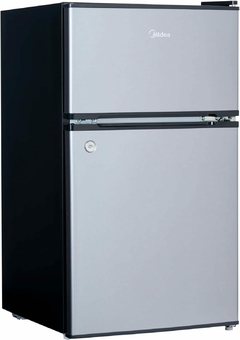 Midea Frigobar Dos Puertas 3.1 Pies Cúbicos / 88 L Lake Silver en internet