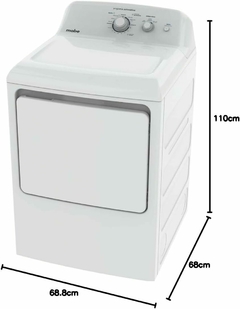 Mabe Secadora Gas 6.2 pies cúbicos , color Blanco - tienda en línea