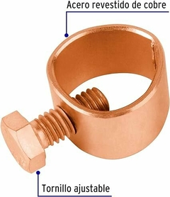 Conector para varilla a tierra, tornillo ajustable Volteck en internet
