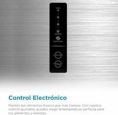 Midea Refrigerador Top Mount Smart Sensor Bru Steel 15 Pies Cúbicos en internet