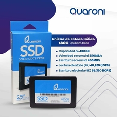 Quaroni Unidad de Estado Solido SSD 480GB - tienda en línea