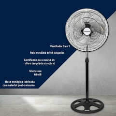 Imagen de VENTILADOR TAURUS MARTE 3 EN 1