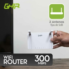 ROUTER INALAMBRICO GHIA COMPACTO 300MBPS - tienda en línea
