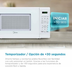 Horno de Microondas 0.7 Pies MIDEA MMDF07S2WW en internet