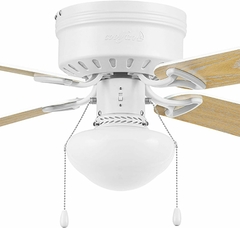 Ventilador de Techo Con Luz y 4 Aspas Reversibles | 42 Pulgadas (107 cm), - CM | Ahorita lo Pides, Ahorita lo Recibe