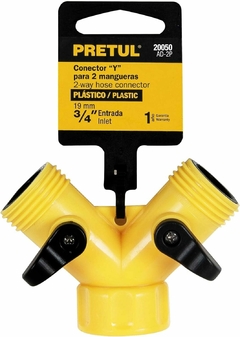 Conector ¨Y¨ 3/4" plastico PRETUL - comprar en línea