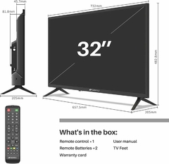 PANTALLA SANSUI 32" HD SMART TV SMX-32P28NF en internet