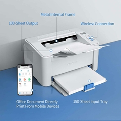 Pantum P2509W Impresora láser inalámbrica para uso en la oficina en casa, impresora gris con impresión móvil - tienda en línea