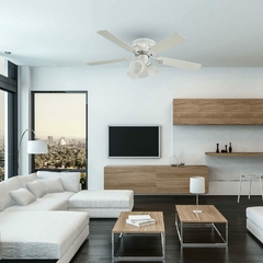 Ventilador de Techo Con 3 Luces y 5 Aspas Reversibles | 42 Pulgadas (107 cm), - tienda en línea