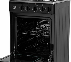 Estufa de piso 4 quemadores Midea en color Negro - comprar en línea