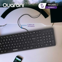 Teclado alambrico QUARONI en internet