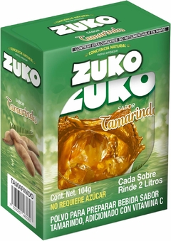 Zuko TAMARINDO Blister de 8 sobres, cada uno rinde 2 litros