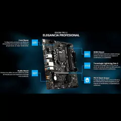 Imagen de MSI Motherboard B560M Pro E Intel 1200 Micro ATX