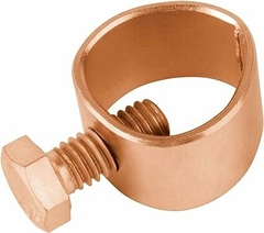 Conector para varilla a tierra, tornillo ajustable Volteck