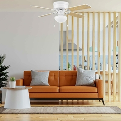 Ventilador de Techo Con Luz y 4 Aspas Reversibles | 42 Pulgadas (107 cm), - tienda en línea