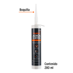 Adhesivo de montaje Adiós clavos, 420 g, Truper - comprar en línea
