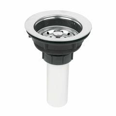 Contracanasta 3-1/2" inox, tubo plástico, Foset