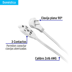 Extensión eléctrica doméstica 4 m - comprar en línea