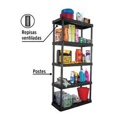 Estante de plastico PRETUL (5 repisas) - comprar en línea