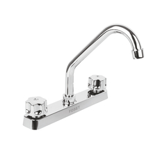 Mezcladora plástica 8" cuello corto para fregadero, standard