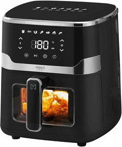 Freidora de aire digital Mirati. 5 litros, 1350 Watts, 8 funciones, temperatura 80°-200°, Diseño con ventana. Modelo MFA11. - comprar en línea