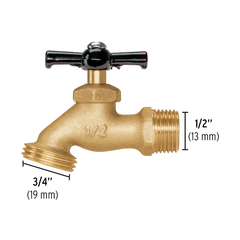 Llave de nariz para jardín, 1/2" en blister, Pretul - comprar en línea