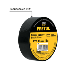 CINTA DE AISLAR 19MM X 18M NEGRA en internet