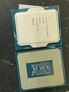 Imagen de PROCESADOR INTEL PENTIUM GOLD G7400 S-1700 12A GEN / 3.7 GHZ / CACHE 6MB / 2 CORES / GRAFICOS UHD 710 / CON DISIPADOR / COMPUTO BASICO IPA