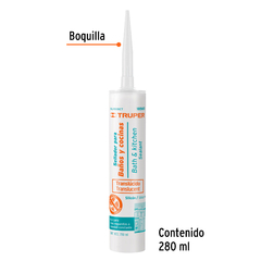 Sellador translúcido para baños y cocinas, 280 ml, Truper - comprar en línea