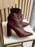 Bota cano curto (caramelo, cacau, preto) - Uze Thay Shoes