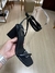 Sandália Hortênsia preto - Uze Thay Shoes