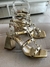 Sandália Magda (branco, bronze e ouro light
