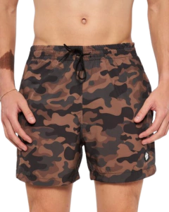 Shorts Bermuda d'água Elastic Estampado - Camuflado