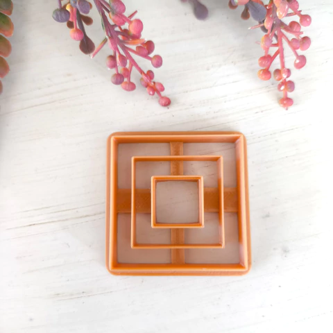 144 - Cortador Quadrado com Linhas - comprar online