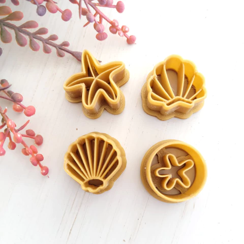 151 - Conjunto Conchinhas - 2cm