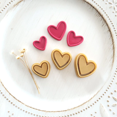 530 - Cortador Coração Boho