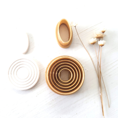 604 - Conjunto Círculo com Linhas - comprar online