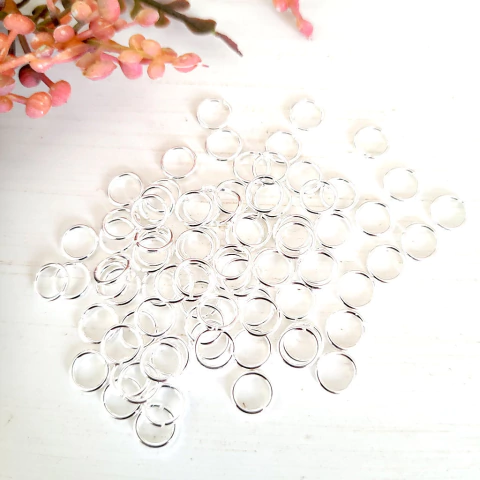 Argolinhas Prata 6mm