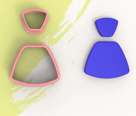 119 - Conjunto de Cortadores Trapézio