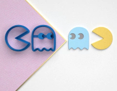 711 - Kit de Cortadores Pac Man - 2cm - Amarebela