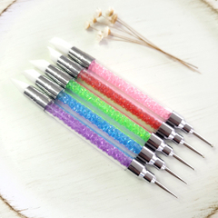 Kit de Estecas Duplas - Silicone e Boleador - Amarebela