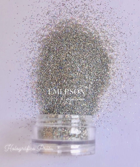 Glitter Holográfico Prata