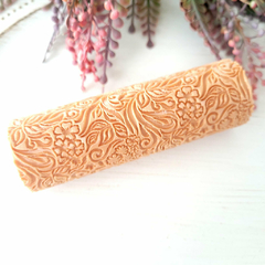 Rolinho de textura - Arabesco Floral II - Amarebela