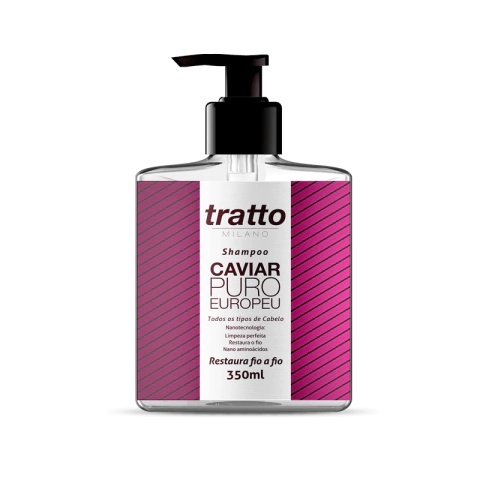 Shampoo Nutrição Fios Finos Caviar Tratto 350ml