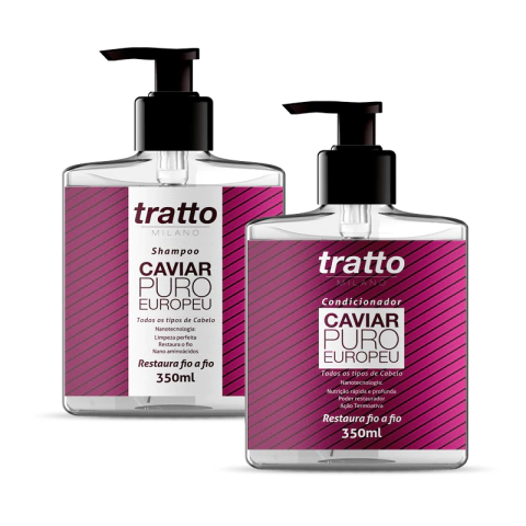 Hidratação para Fios Finos Shampoo e Cond Caviar 350ml