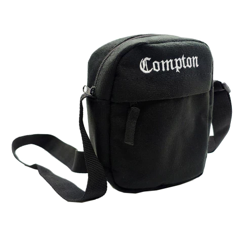 Shoulder Bag Joker Hip Hop City Veludo Preto JOK-234